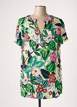 Tunică mâneci scurte verde MAE MAHE femeie