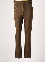 Pantalon slim talie elastică mărime normală verde EGO femeie