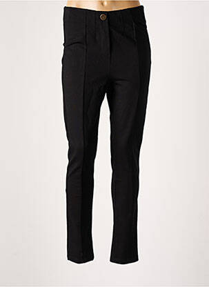 Pantalon slim talie înaltă talie înaltă negru YEST femeie