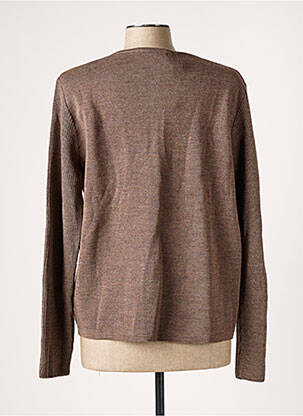 Jachete casual guler rotund maro THE STYLE femeie