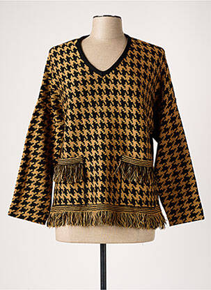 Pulover bej GUITARE femeie