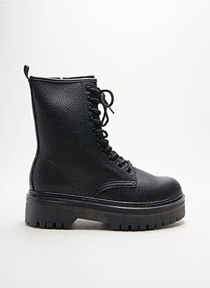 Botine/ghete material neted toc de 4 la 6 cm negru EXÉ femeie