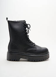 Botine/ghete material neted toc de 4 la 6 cm negru EXÉ femme