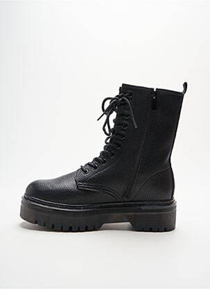 Botine/ghete material neted toc de 4 la 6 cm negru EXÉ femeie