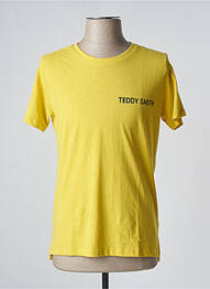 Tricou țesătură jersey mâneci scurte galben TEDDY SMITH băiat