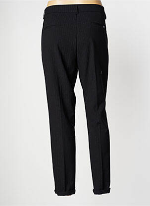 Pantalon drept țesătură poplin negru TEDDY SMITH femeie