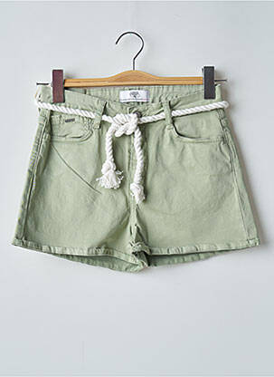 Șort verde LE TEMPS DES CERISES fată