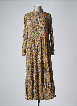 Rochie lungă maro LAST QUEEN femeie