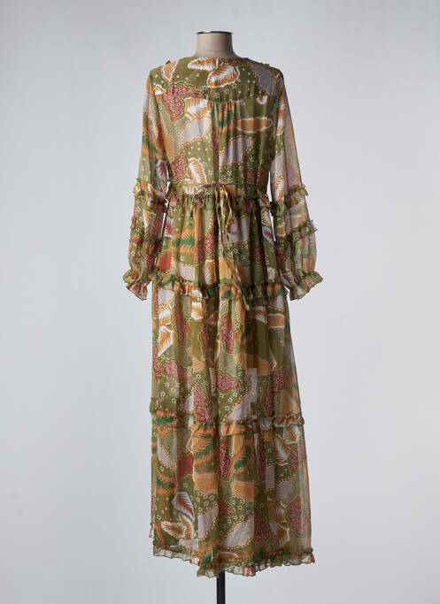 Rochie lungă verde LAST QUEEN femeie