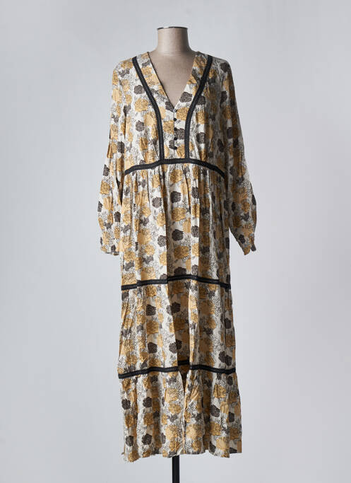 Rochie lungă bej LAST QUEEN femeie