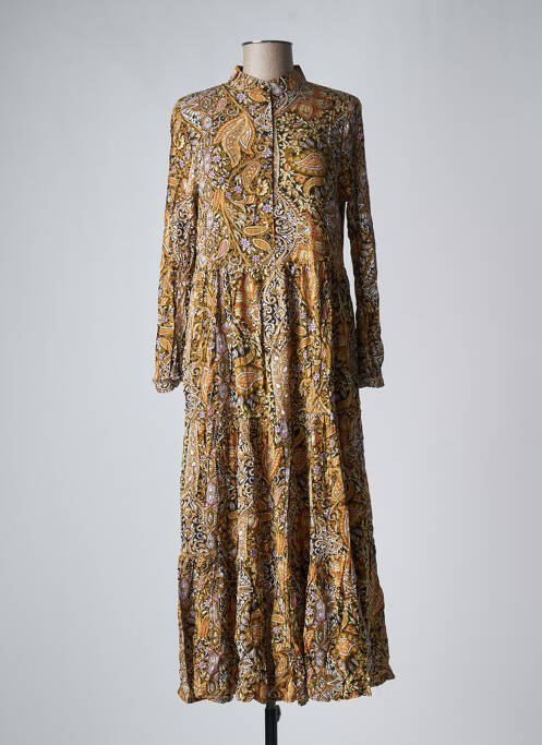 Rochie lungă maro LAST QUEEN femeie