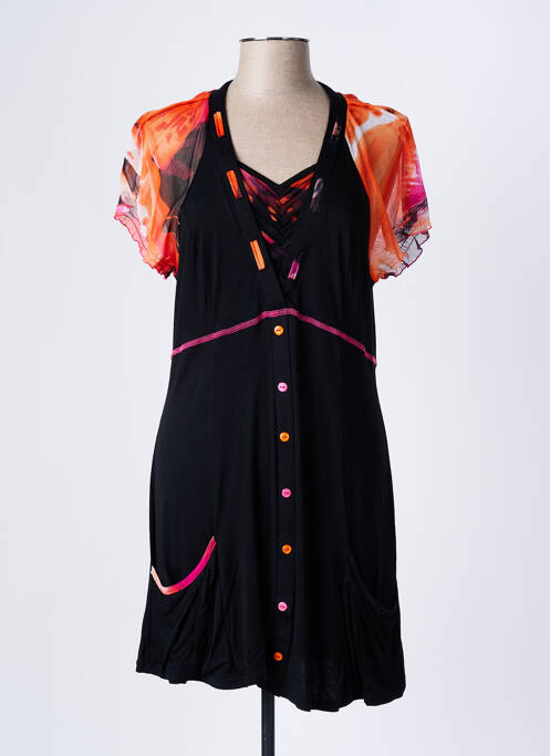 Rochie midi negru HALOGENE femeie