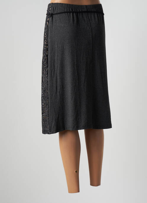 Fustă midi gri PAUSE CAFE femeie