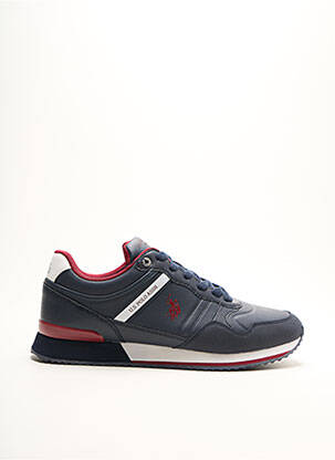 Adidași inserții vârf rotund albastru U.S. POLO ASSN bărbat