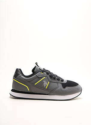 Adidași inserții vârf rotund gri U.S. POLO ASSN bărbat
