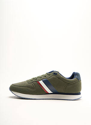 Adidași inserții vârf rotund verde U.S. POLO ASSN bărbat