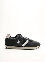 Adidași inserții vârf rotund negru U.S. POLO ASSN homme
