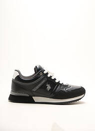 Adidași inserții vârf rotund negru U.S. POLO ASSN homme
