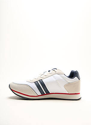 Adidași inserții vârf rotund alb SERGIO TACCHINI bărbat
