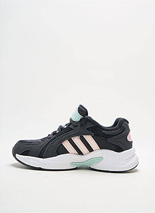 Adidași țesătură satinată toc de 4 la 6 cm negru ADIDAS femeie