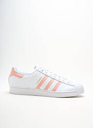 Adidași inserții vârf rotund alb ADIDAS bărbat