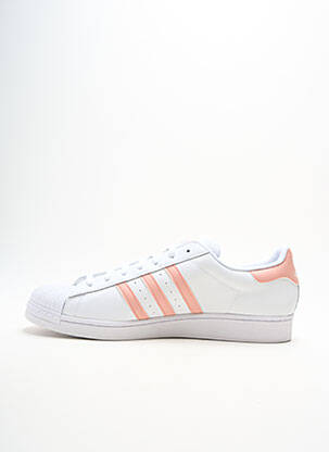 Adidași inserții vârf rotund alb ADIDAS bărbat