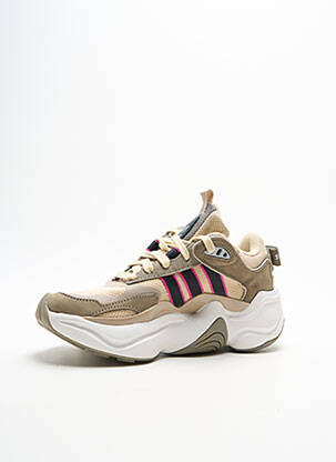 Adidași țesătură satinată toc de 4 la 6 cm verde ADIDAS femeie