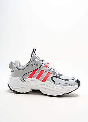 Adidași țesătură satinată toc de 4 la 6 cm gri ADIDAS femeie