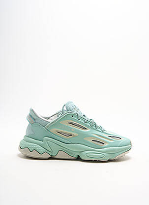 Adidași țesătură satinată toc de 4 la 6 cm verde ADIDAS femeie