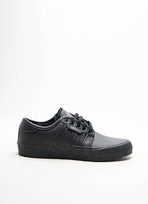 Adidași țesătură satinată toc plat până la 3 cm negru ADIDAS femeie