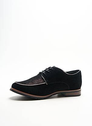 Derby-uri vârf rotund toc plat până la 3 cm negru DAMART femeie