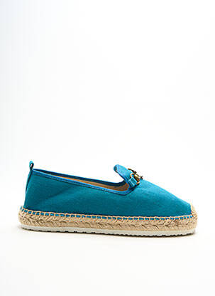 Espadrile țesătură pânză toc plat până la 3 cm albastru DAMART femeie