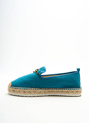 Espadrile țesătură pânză toc plat până la 3 cm albastru DAMART femeie