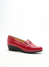 Mocasini material neted toc de 4 la 6 cm roșu DAMART femme