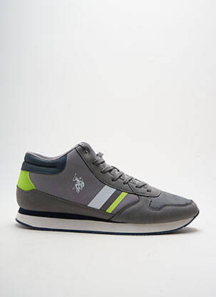 Adidași inserții vârf rotund gri U.S. POLO ASSN bărbat