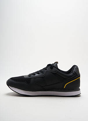 Adidași inserții vârf rotund negru U.S. POLO ASSN bărbat