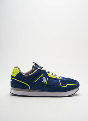 Adidași inserții vârf rotund albastru U.S. POLO ASSN bărbat