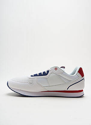 Adidași inserții vârf rotund alb U.S. POLO ASSN bărbat