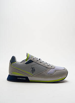Adidași material neted vârf rotund gri U.S. POLO ASSN bărbat