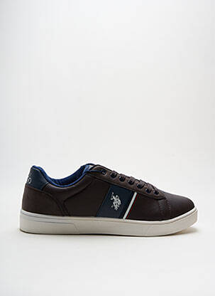 Adidași material neted vârf rotund maro U.S. POLO ASSN bărbat