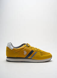 Adidași inserții vârf rotund galben U.S. POLO ASSN bărbat