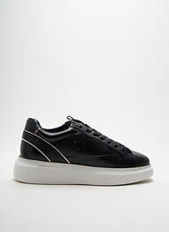 Adidași țesătură satinată toc de 4 la 6 cm negru U.S. POLO ASSN femme
