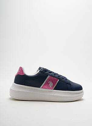 Adidași toc platformă toc de 4 la 6 cm albastru U.S. POLO ASSN femeie