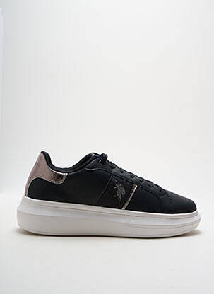 Adidași toc platformă toc de 4 la 6 cm negru U.S. POLO ASSN femeie