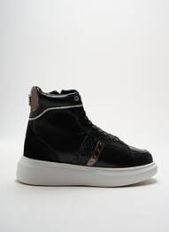 Adidași țesătură țesătură cu sclipici toc de 4 la 6 cm negru U.S. POLO ASSN femme