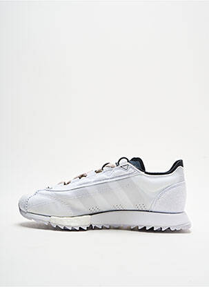 Adidași inserții vârf rotund alb ADIDAS bărbat