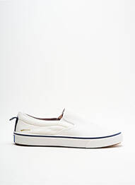 Slip-on-uri închidere elastică vârf rotund alb GAS homme