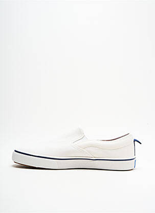 Slip-on-uri închidere elastică vârf rotund alb GAS bărbat