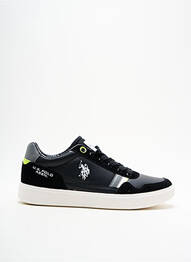 Adidași inserții vârf rotund negru U.S. POLO ASSN homme