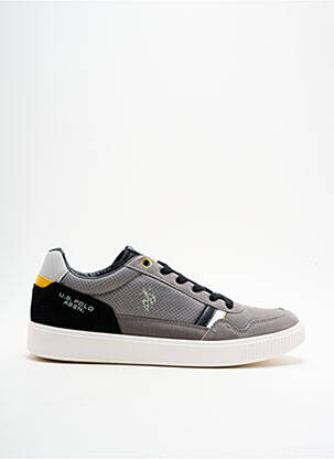 Adidași inserții vârf rotund gri U.S. POLO ASSN bărbat